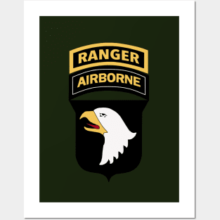 101st Airborne Division with Ranger Tab Posters and Art